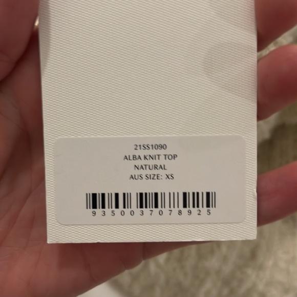 NWT Aje Alba Puff Sleeve Turtleneck Sweatee - Picture 5 of 5